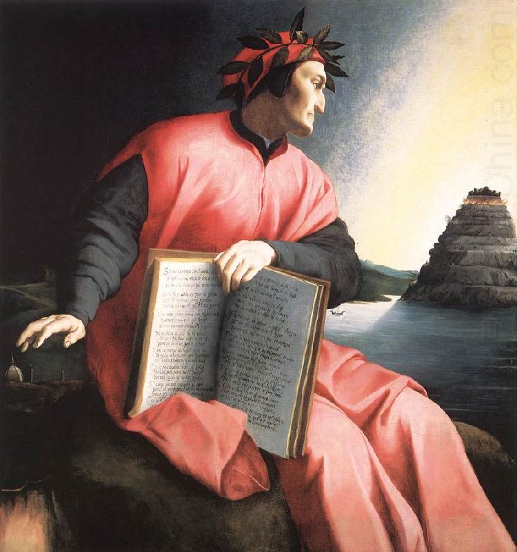 BRONZINO, Agnolo Allegorical Portrait of Dante f china oil painting image